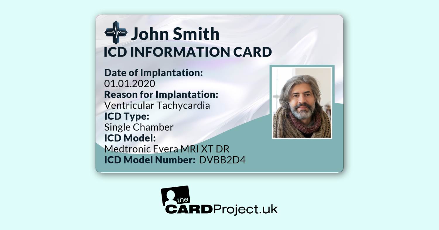 ICD Information Card (FRONT)
